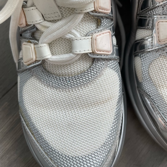 LOUIS VUITTON Metallic Archlight Chunky Sneakers, size 36 - Picture 10 of 11